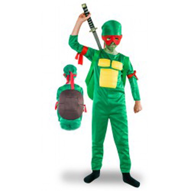 Abolladura amanecer Inquieto Disfraz de tortuga ninja para niños.