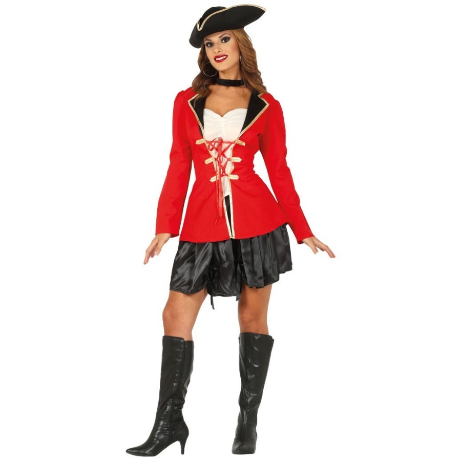 Disfraz de mujer pirata.