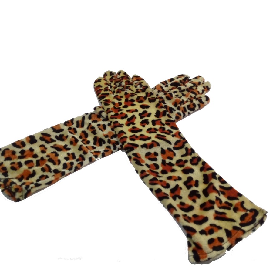 GUANTES LARGOS LEOPARDO