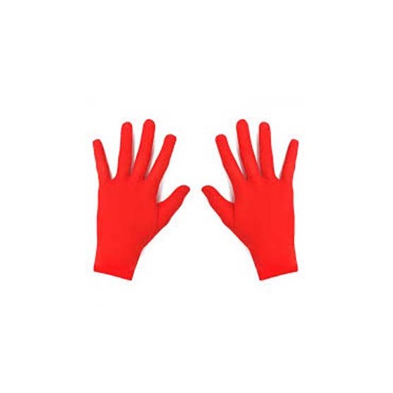 GUANTES CORTOS ROJOS