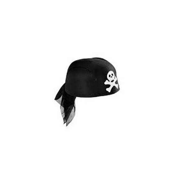 CASQUETA PIRATA INFANTIL NEGRO