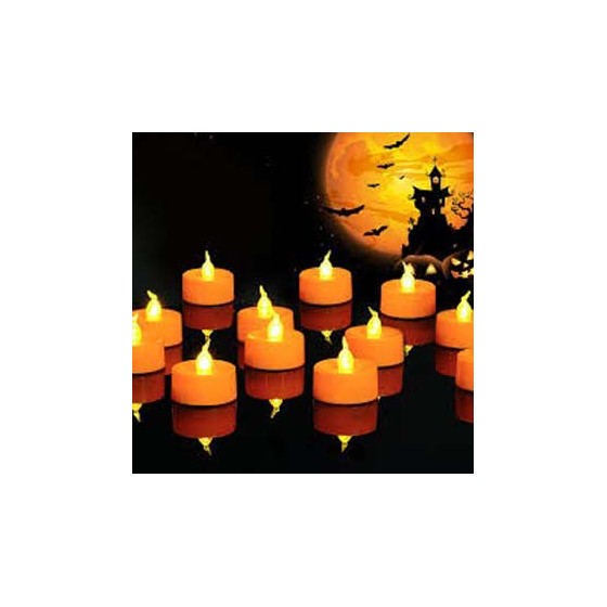 SET DE 4 VELAS LED HALLOWEEN