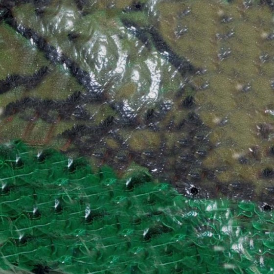 CORTINA VERDE TELARAÑA 140 X 240 CM