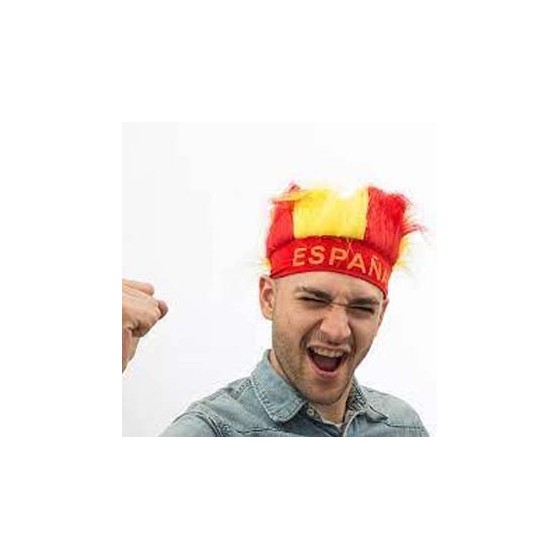 TURBANTE ESPAÑA CON LA ROJA