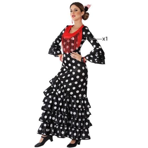 DISFRAZ DE FLAMENCA NEGRO